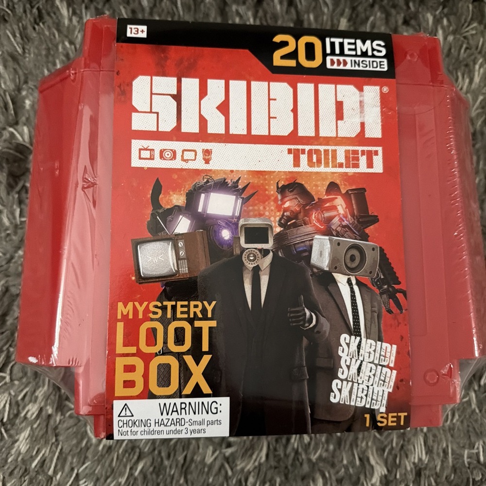 Skibidi Toilet Mystery Loot Box 20 Items Titan Figure Series 1